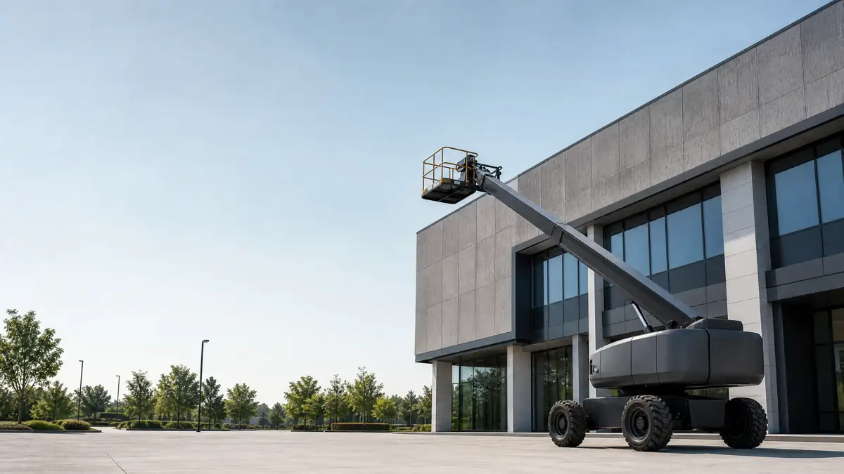 Telescopic Boom Lifts jobsite access in Melbourne